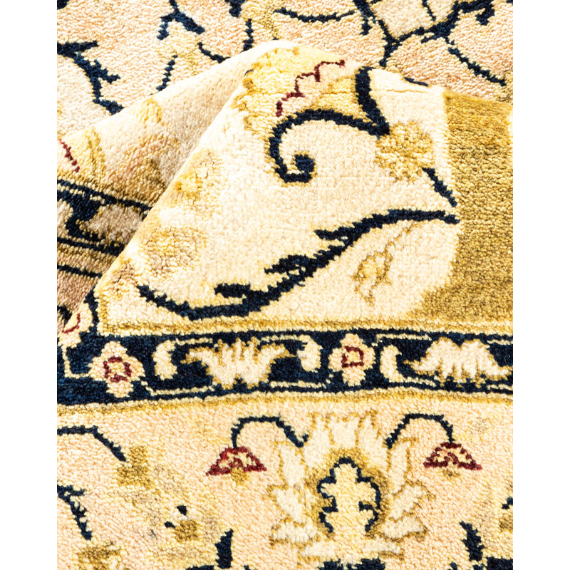 Tapis unique en laine noué à la main 9 pi 1 po x 12 pi 6 po nouvel âge Shadon