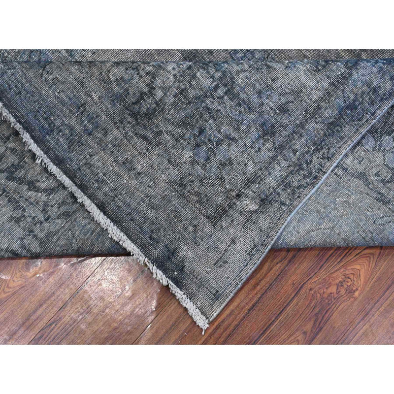 Tapis oriental noué à la main 9 pi 8 po x 13 pi 3 po Zoroastrian Karman