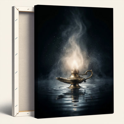 Magic Lamp Canvas Wall Art Oil Painting Print Set Of 1