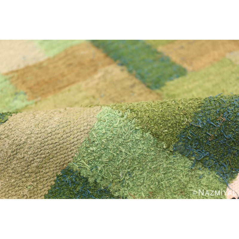 Scandinavian One-of-a-Kind Rectangle 5' X 6' Area Rug