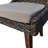 Wood Premium All-Weather Wicker Outdoor Dining Side Chair with Sunbrella® Cushion