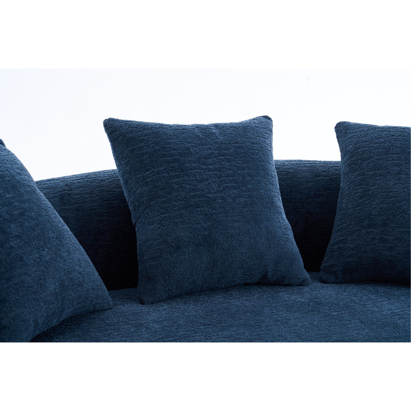 Canapé éponge à compression complète Boneless LY-025S, Bleu