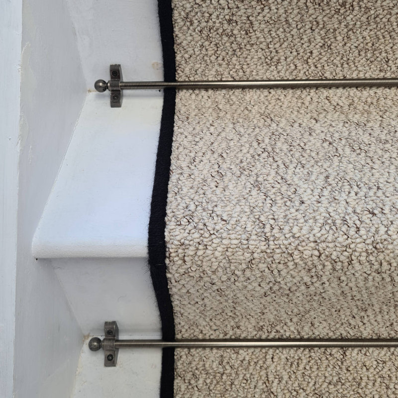 Runner Solid Colour Looped / Hooked Area Rug, Runner 70 x 650 cm