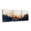 «Sierras Abstract Landscape», reproduction d'art sur toile-92761303