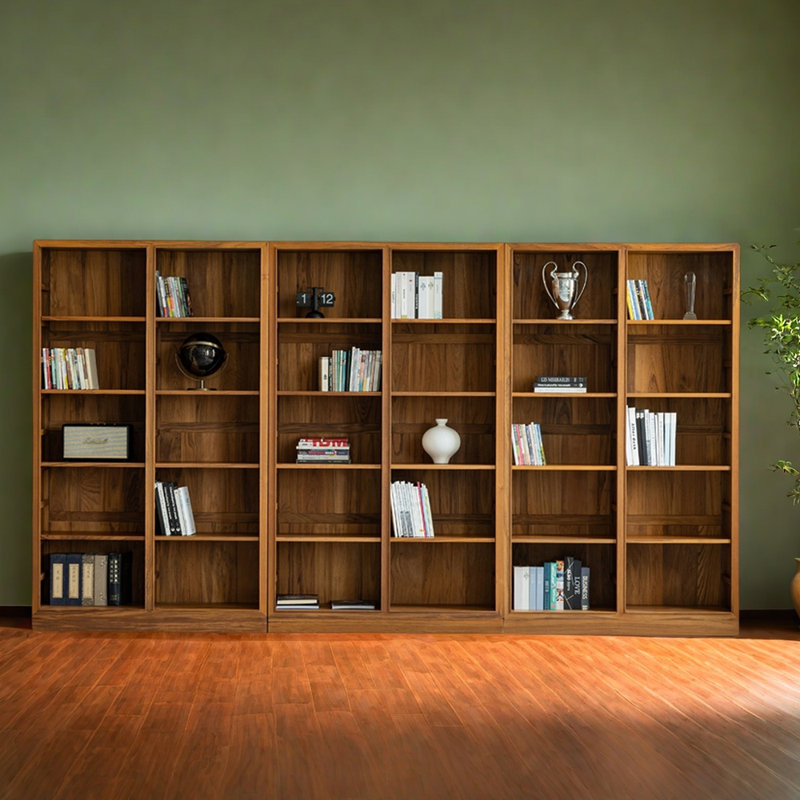 Bibliothèque de meubles en bois massif pur