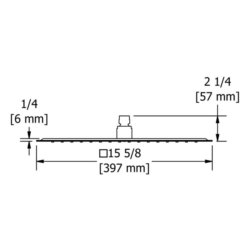15.63" Rain Showerhead