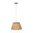 Rattan Scalloped Pendant