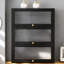 Armoire de rangement en bambou avec portes rabattables, organisateur de garde-manger autoportant à 3 niveaux pour comptoir, buffet et armoire utilitaire
