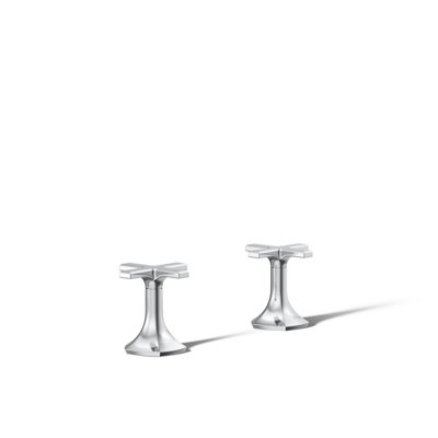 Poignées de robinet de salle de bain à fixation sur le comptoir occasion, H 3,56 po x l 3,44 po