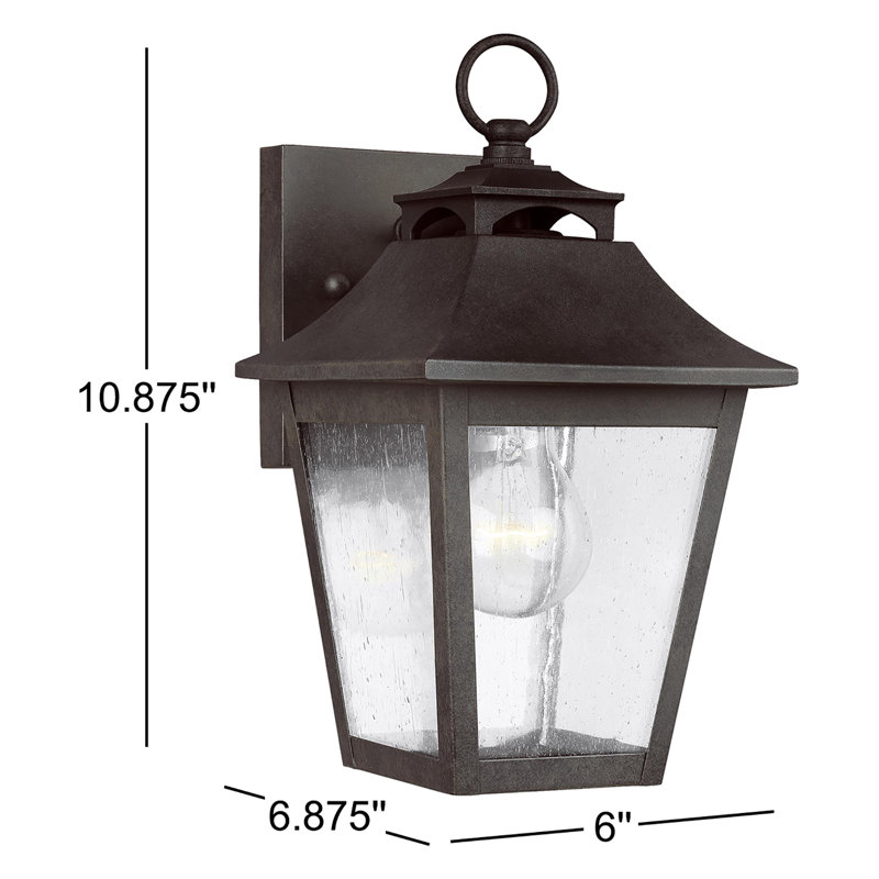 Galena 1 - Light Outdoor Wall Lantern - Thumbnail 2