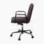 Chaise de bureau en cuir Mars