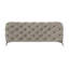 Bixby 2 seater Chesterfield Sofa with Silver Metal Legs-2102098525