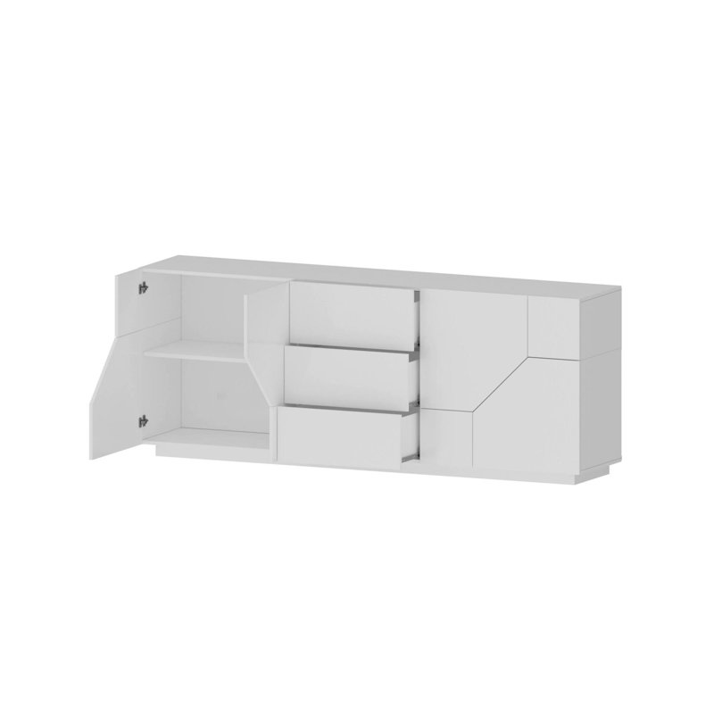Mezius 220cm Sideboard, White