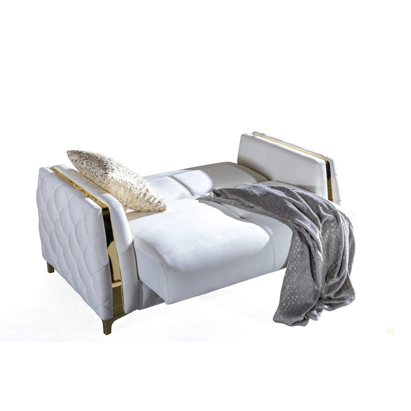 Canapé de style moderne, Blanc cassé