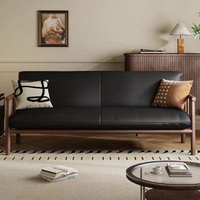 Modern Simple Black Retro Sofa