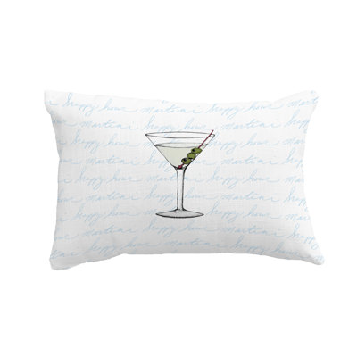 Outdoor Reversible Throw Pillow