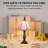 1 - Light 7 inch Pink Tiffany Table Lamp,Handcrafts Stained Glass Style Table Light-365918207