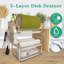 Kitchen 3-Tier Dish Drainer Storage Stand Bowl Plate Dryer Tray-551177529
