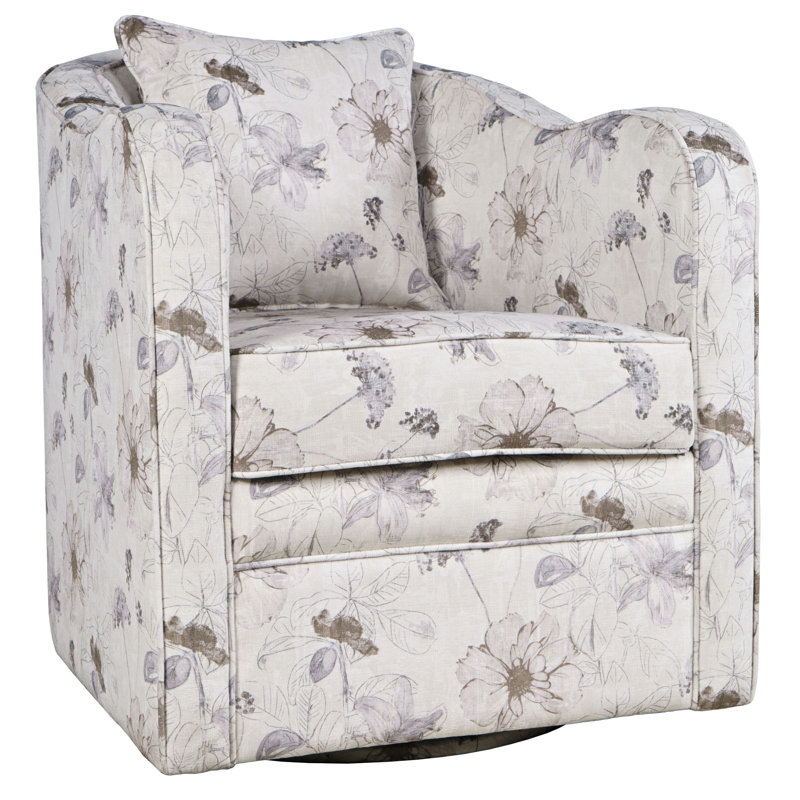 Fauteuil pivotant avec coussin Classic Classic, Marguerite