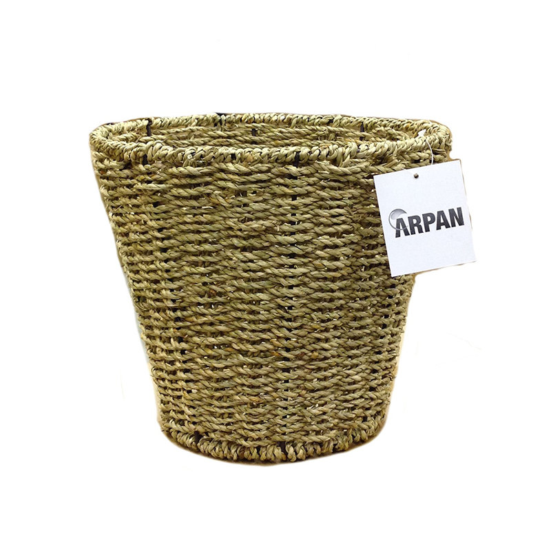 Wicker Open Waste Bin