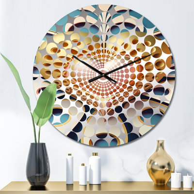 Publow - Horloge murale abstraite romantique