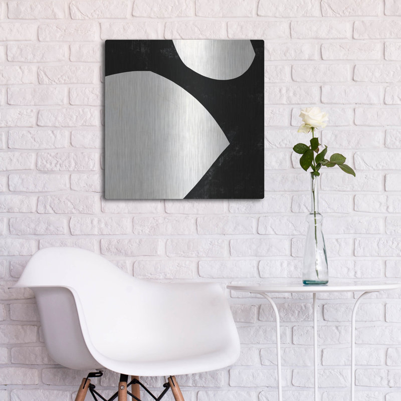  «L'espace entre 2» par Laura Gibson, art mural en métal, 24 po x 24 po, H 24 po x l 24 po