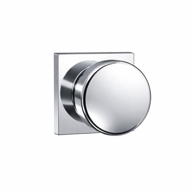 Bravura 936-7 Nashville Dummy Knob on Square Contemporary Rose in Bright Chrome