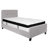 Aluino Button Tufted Platform Bed with Memory Foam Pocket Spring Mattress-485521783-485521780