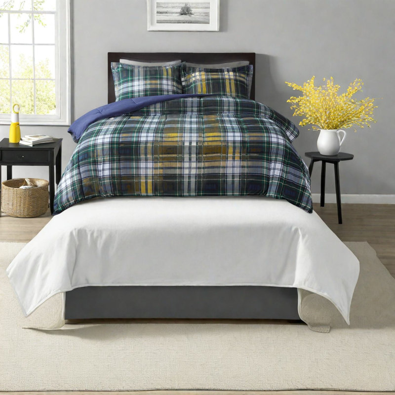 Premium Hypoallergenic Bedding Sets, Navy Microfiber, Comfortable All-season