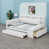 Coussin blanc + blanc crème est en rupture de stock