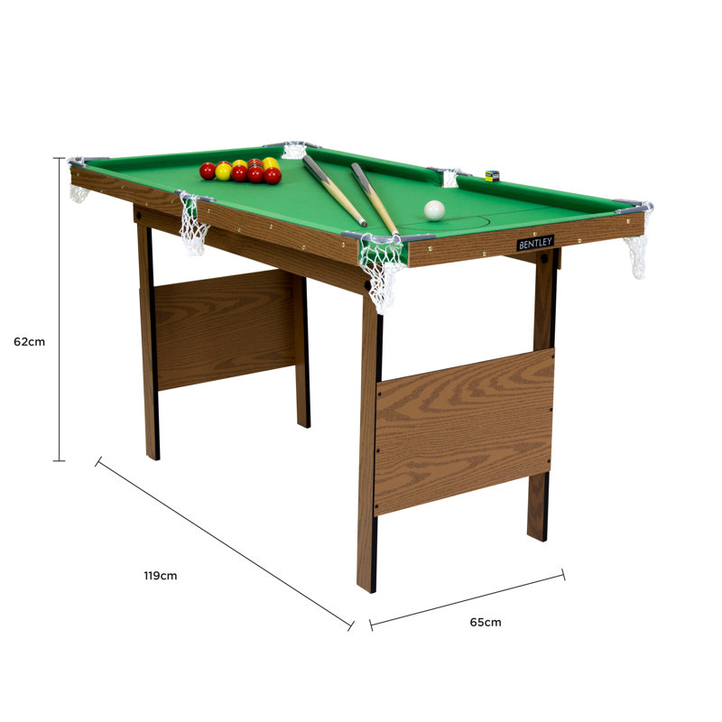 Charles Bentley 119cm L Pool Table