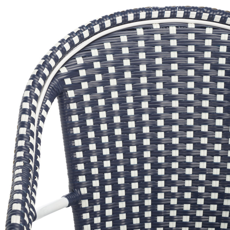 Fauteuil Pawel, Marine / marine, Blanc