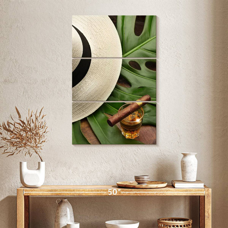 Senne Summer Cigar And Rum, 38" H x 24" W