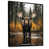 Black Floater Framed