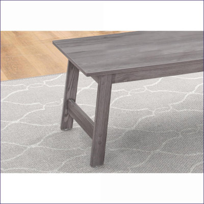 Ensemble de tables basses 3 pièces en stratifié gris pour le salon - Style transitionnel avec surfaces spacieuses pour boissons et amp; Décoration