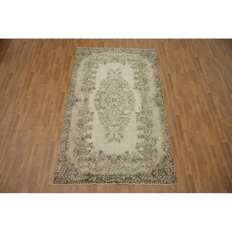 Tapis élégant d'inspiration rétro 6 x 9