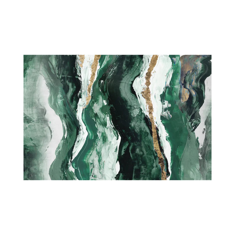 Effectus II, 8" H x 12" W, Teal