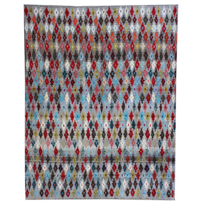 Næstved Rectangle 234 cm x 289 cm Ikat Hand Woven Area Rug