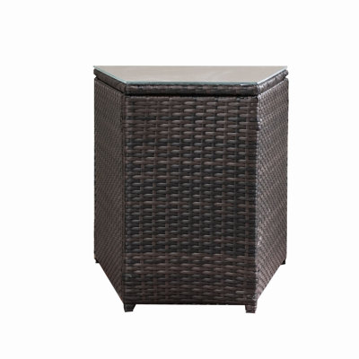 Table d'appoint en osier / rotin Silverdew