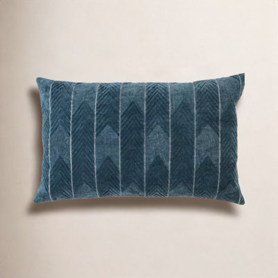 Ryans Embroidered Cotton Accent Pillow