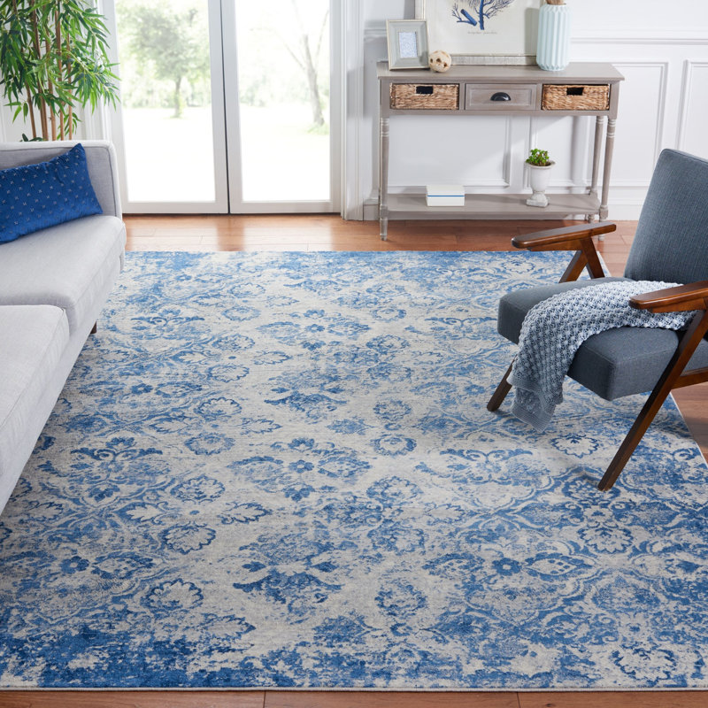 Brentwood Performance Floral Rug, Rectangle 8' x 10'