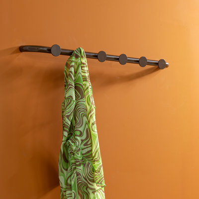 Retro Steel Wall 6 - Hook Coat Rack