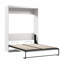 Lit escamotable mural peu encombrant Arlex pour chambre d'amis ou bureau personnel-453432083-406339235
