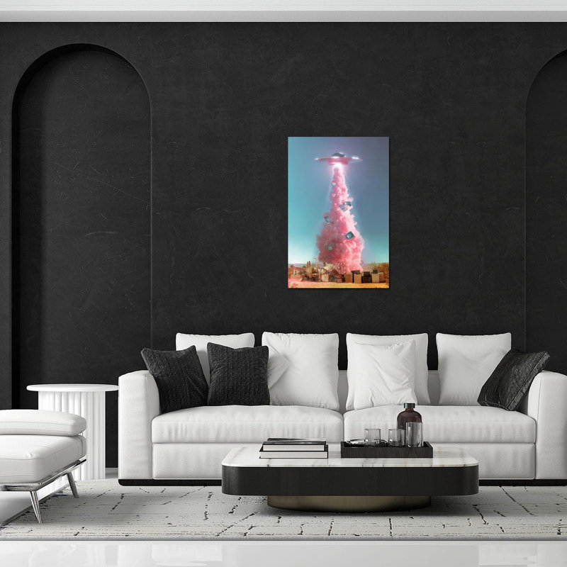 " Extraterrestrial Espionage " by Jonas Loose, 24" H x 16" W x 0.25" D
