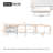 Rattan TV Stand With 3 Cabinets & 2 Drawers