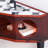 Unique acrylic solid wood console table