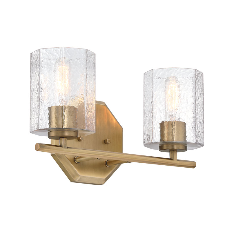 Aloisio - Dimmable Vanity Light, Old Satin Brass, 2