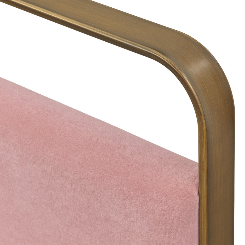 Upholstered Metal Platform Bed