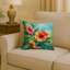 Coussin Hawaii, Hibiscus à l'aquarelle-114457628