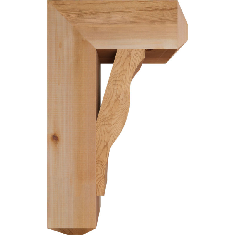 Support pour artisan Funston, Lisse, Cèdre rouge, H 30 po x l 5,5 po x P 18 po